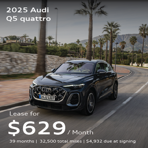 front facing 2025 Audi Q5 parked